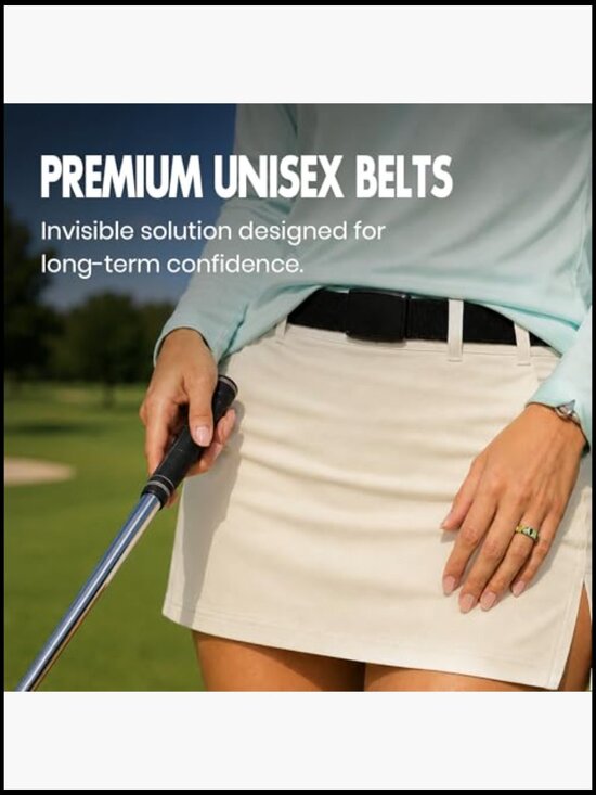 Unisex Adjustable Elastic Belt with Magnetic Clasp main image 5